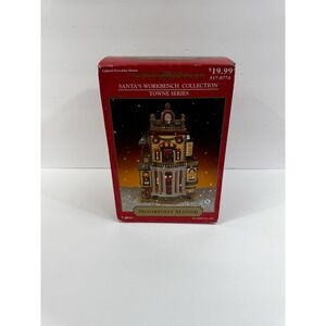 Vintage Santa's WorkBench Collection Towne Series Moorfoot Manor House 2000